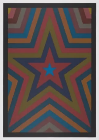 Zeefdruk Lewitt - Olympic Centennial