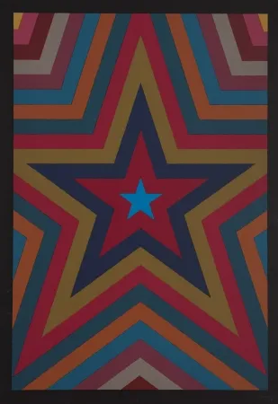 Zeefdruk Lewitt - Olympic Centennial
