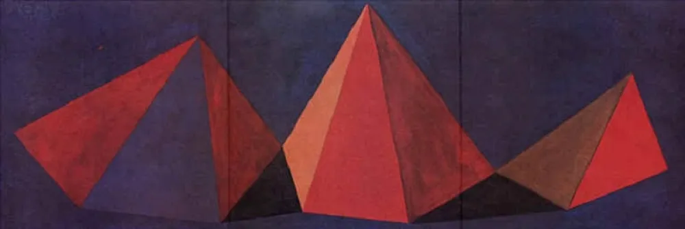 Lithografie Lewitt - Piramidi VI