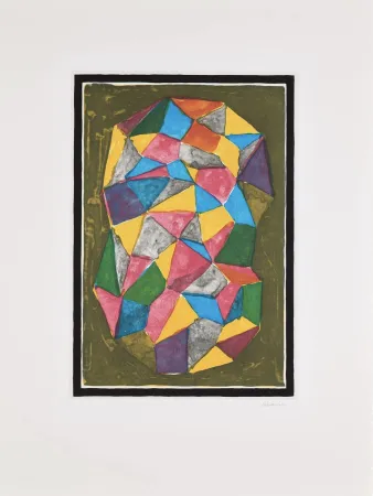 Ets En Aquatint Lewitt - Plate #3 (from Complex Forms)