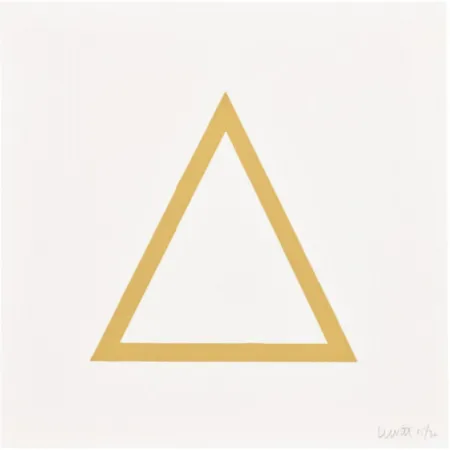 Zeefdruk Lewitt - Plate 7 (from Five Geometric Figures in Five Colors)