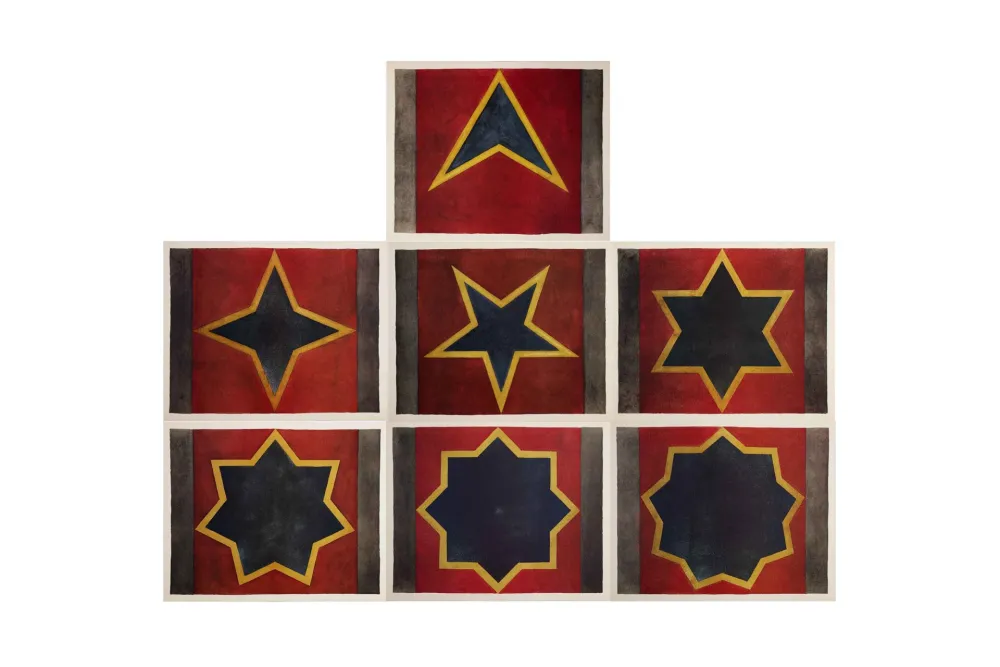 Collografie Lewitt - Seven stars