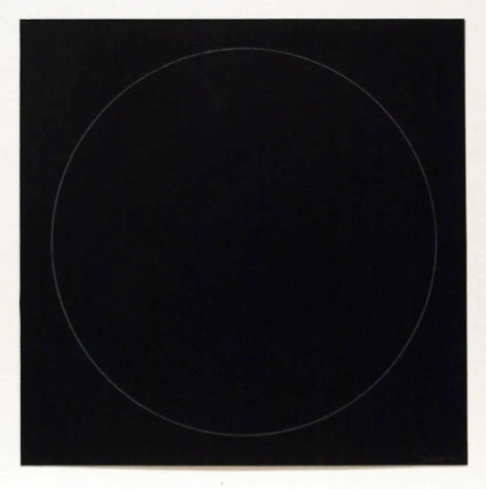 Ets En Aquatint Lewitt - Six Geometric Figures - Circle