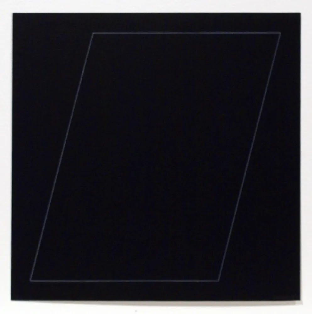 Ets En Aquatint Lewitt - Six Geometric Figures - Trapezoid