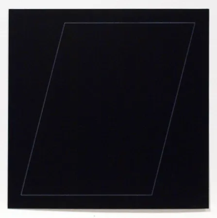 Ets En Aquatint Lewitt - Six Geometric Figures - Trapezoid