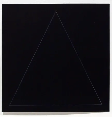 Ets En Aquatint Lewitt - Six Geometric Figures - Triangle