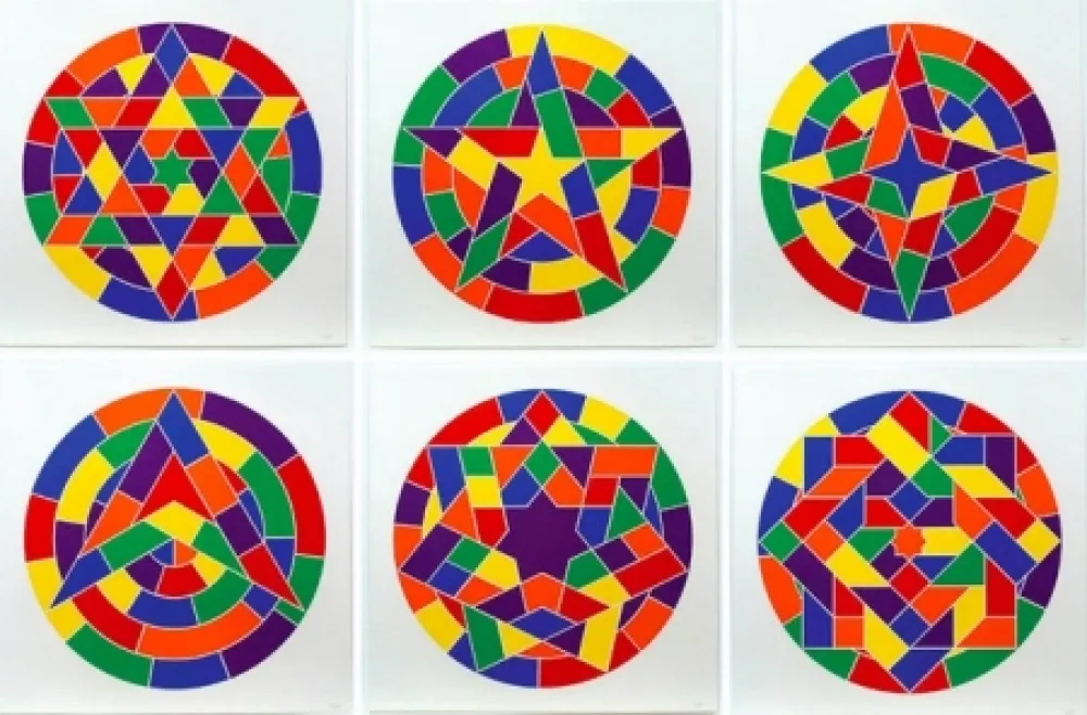 Linosnede Lewitt - Tondo Stars Set of 6