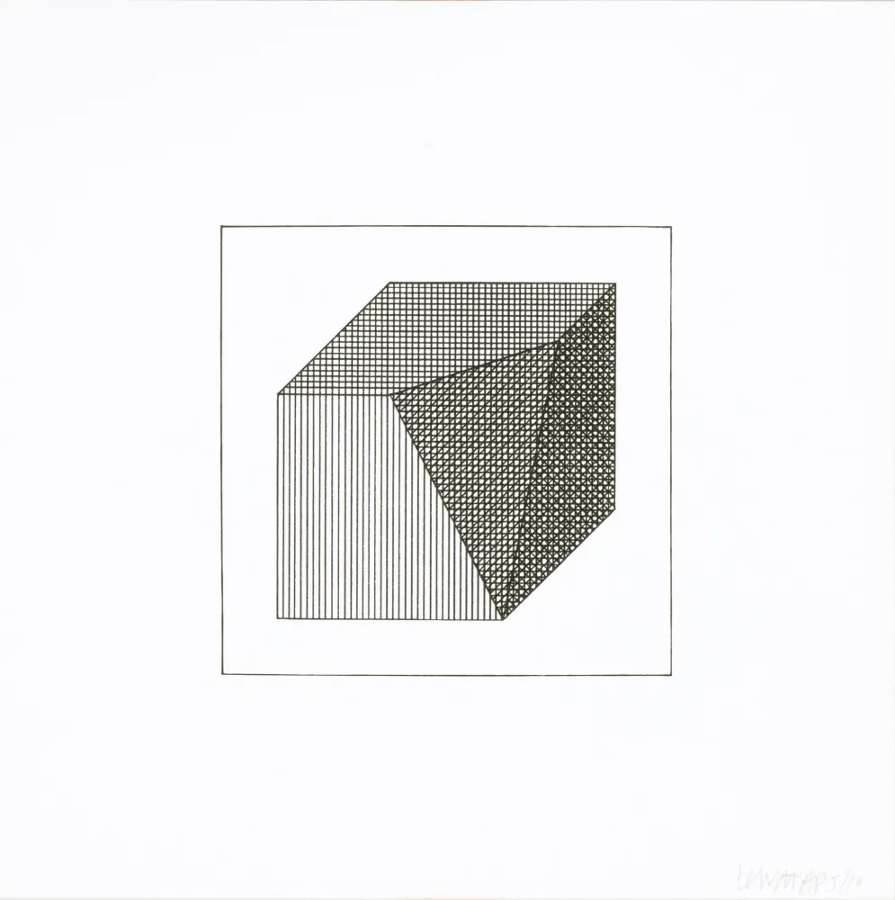Zeefdruk Lewitt - Twelve Forms Derived From a Cube 14
