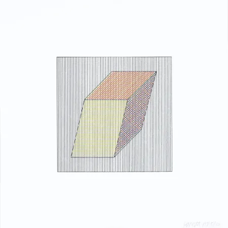 Zeefdruk Lewitt - Twelve Forms Derived From a Cube 19