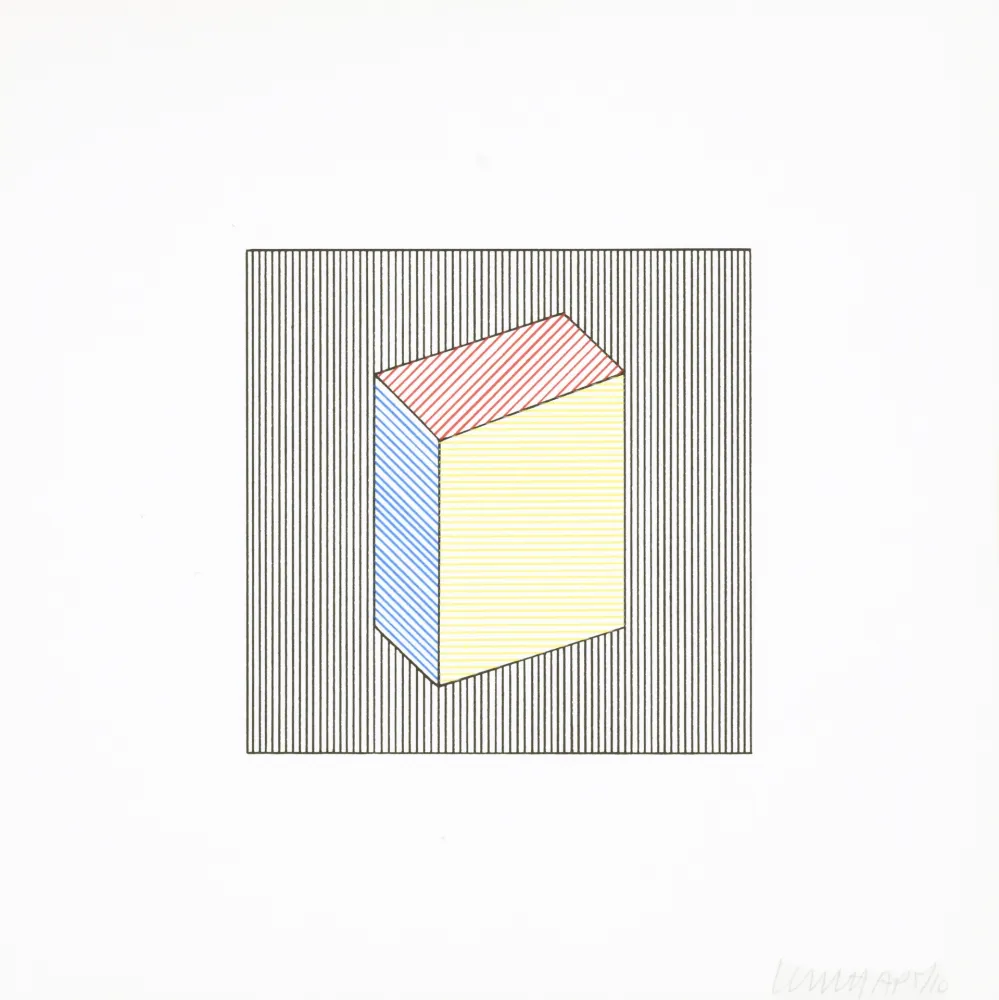 Zeefdruk Lewitt - Twelve Forms Derived From a Cube 21