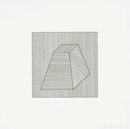 Zeefdruk Lewitt - Twelve Forms Derived From a Cube 26