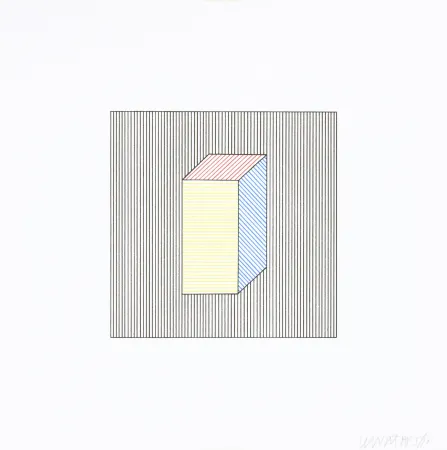 Zeefdruk Lewitt - Twelve Forms Derived From a Cube 27