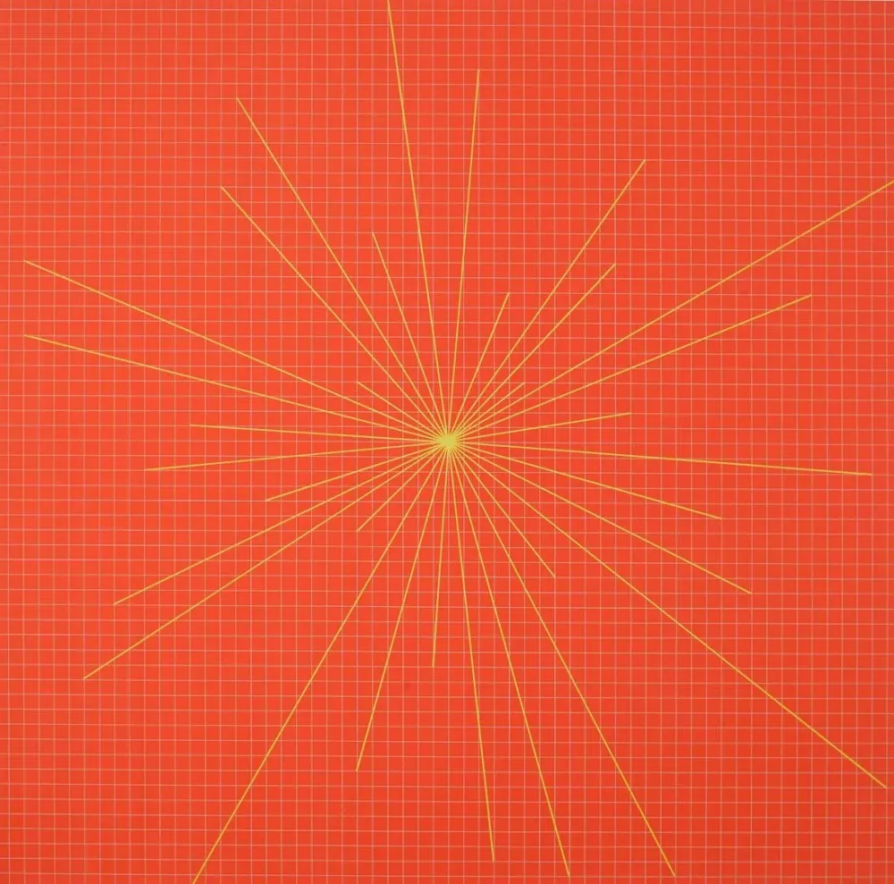 Zeefdruk Lewitt - Untitled #5