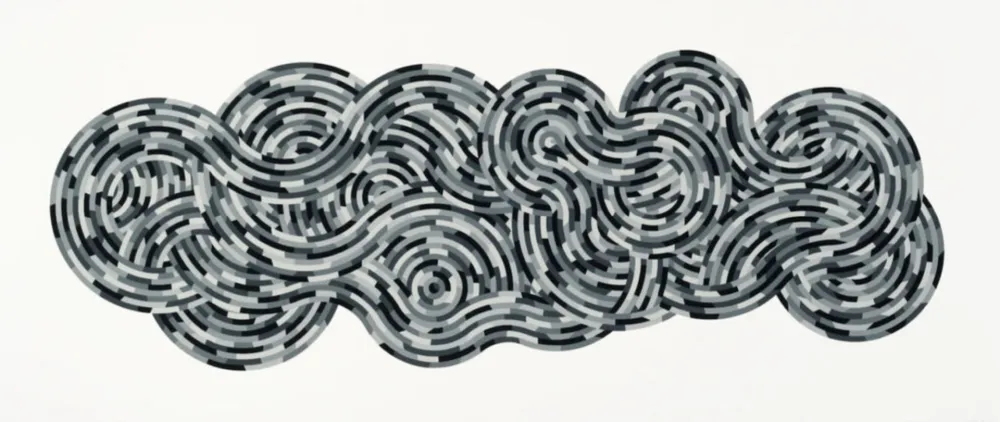 Multiple Lewitt - Whirls and Twirls (Black)