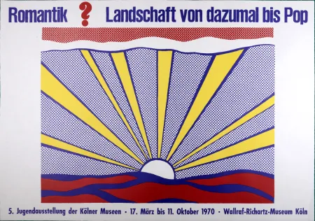 Zeefdruk Lichtenstein - (After) Romantik? Landschaft von dazumal bis Pop, 1970
