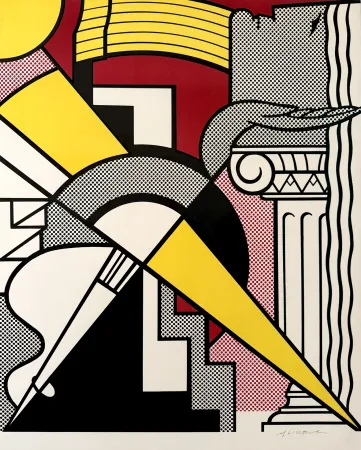Lithografie Lichtenstein - Arrow and Column 