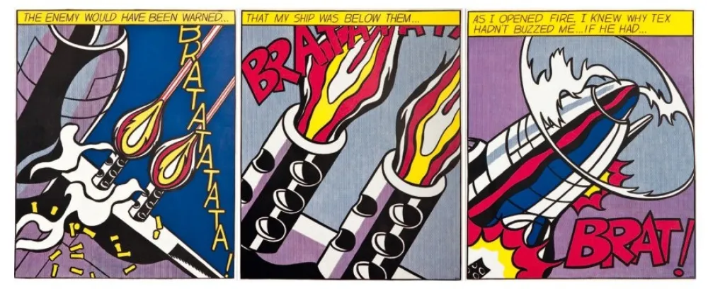 Lithografie Lichtenstein - As I opened fire