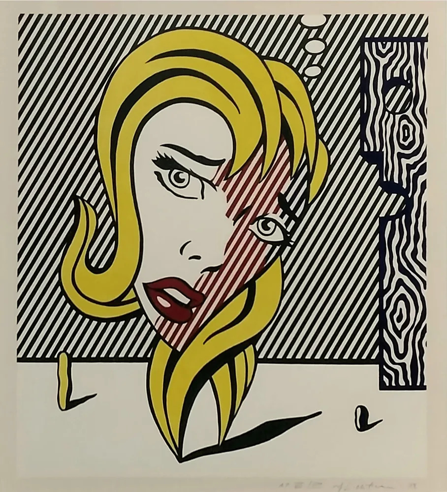 Lithografie Lichtenstein - BLONDE (SURREALIST SERIES)