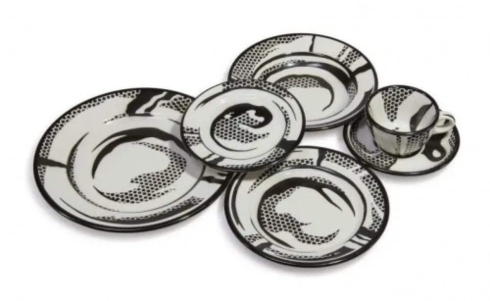 Keramiek Lichtenstein - Dinnerware: One Setting, 