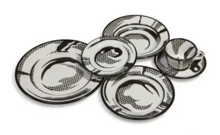 Keramiek Lichtenstein - Dinnerware: One Setting, 