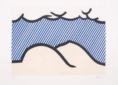 Ets En Aquatint Lichtenstein - Illustration for 'De Denver au Montana, Depart 27 Mai 1972' (I)