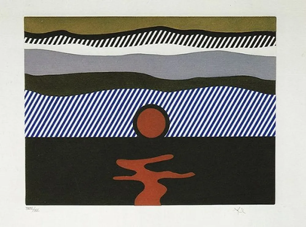Ets En Aquatint Lichtenstein - Illustration for 
