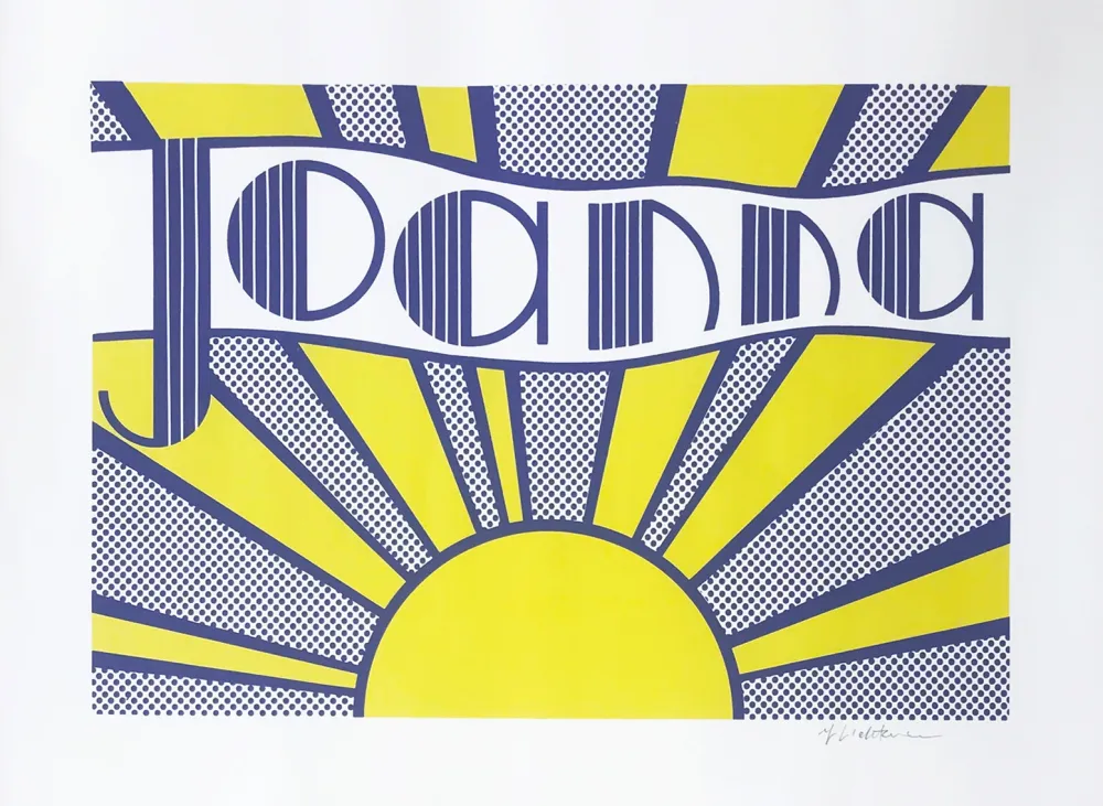 Lithografie Lichtenstein - Joanna (C. III.24)