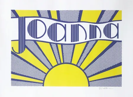 Lithografie Lichtenstein - Joanna (C. III.24)