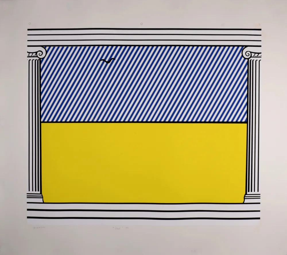 Zeefdruk Lichtenstein - Liberté, 1990