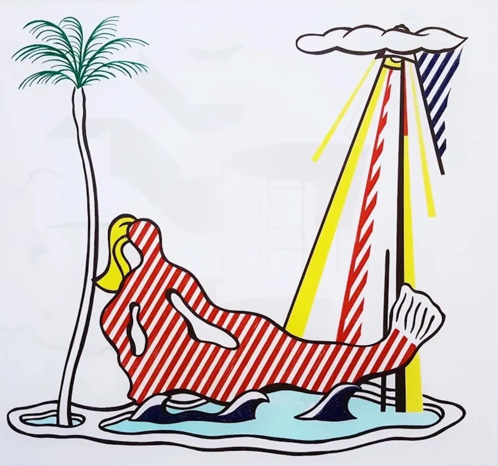 Geen Techniek Lichtenstein - Mermaid, for Miami Beach
