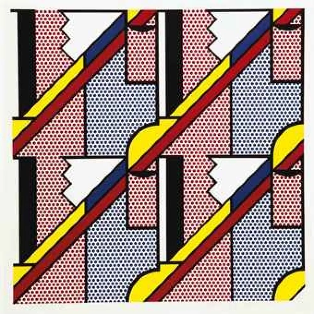 Zeefdruk Lichtenstein - Modern Print