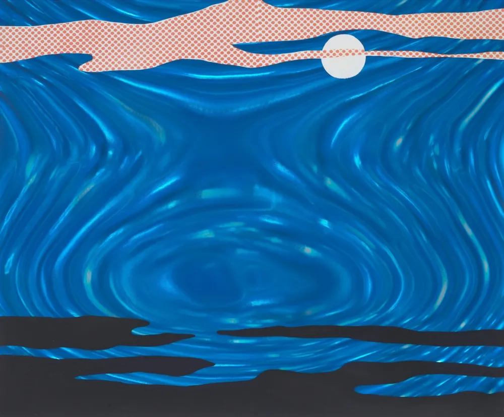 Zeefdruk Lichtenstein - Moonscape