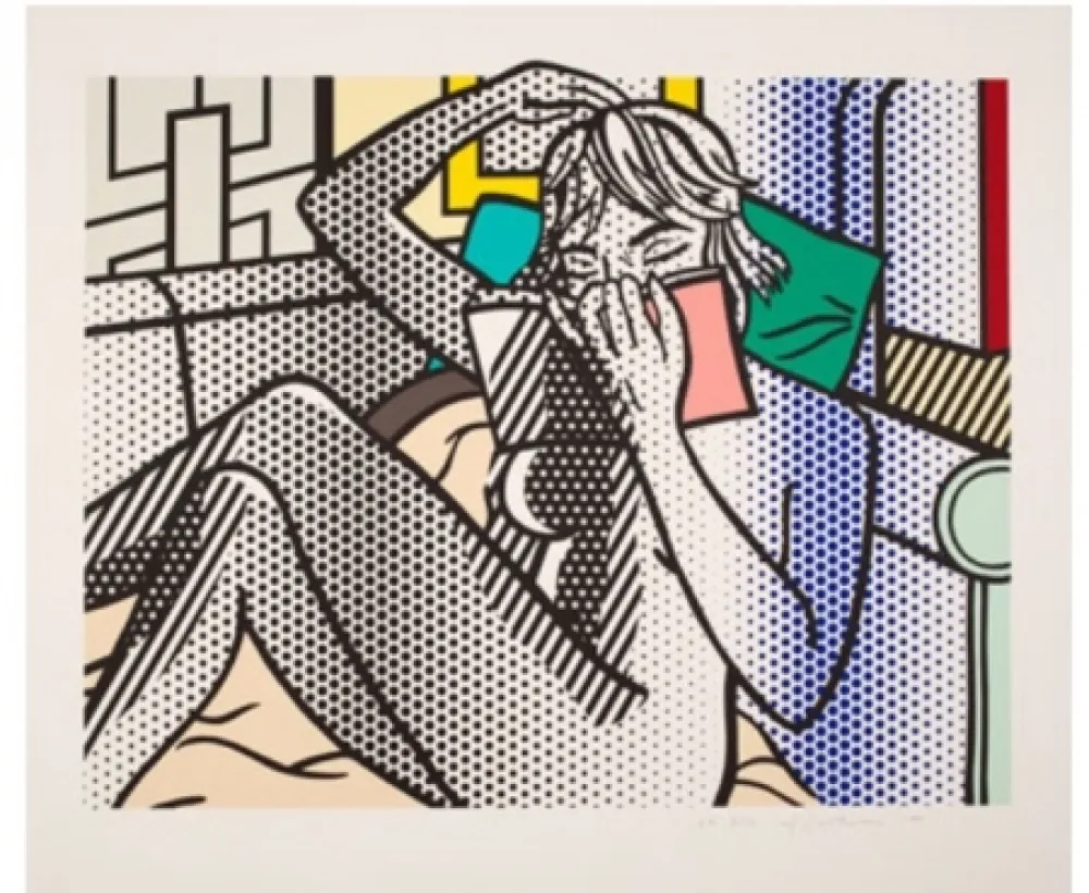 Lithografie Lichtenstein - Nude Reading