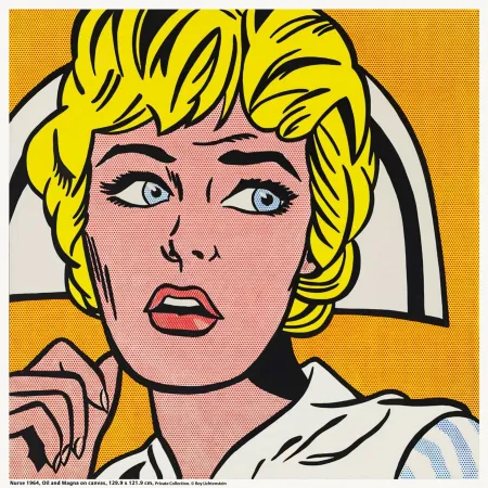 Zeefdruk Lichtenstein - Nurse