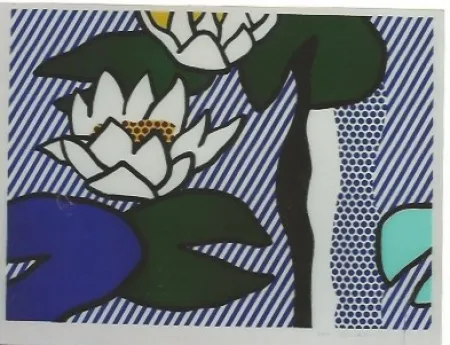 Lithografie Lichtenstein - Nympheas - Water Lilies