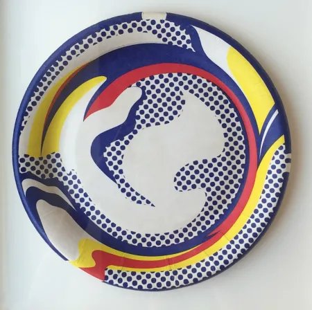 Zeefdruk Lichtenstein - Paper Plate