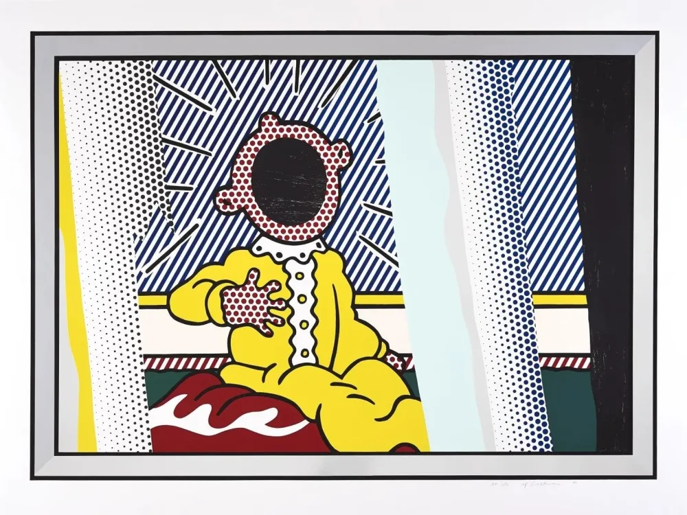 Lithografie Lichtenstein - Reflections on The Scream from The Reflections Series