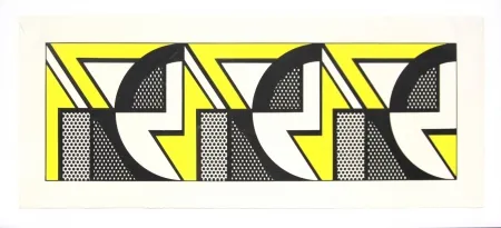 Lithografie Lichtenstein - Repeated design
