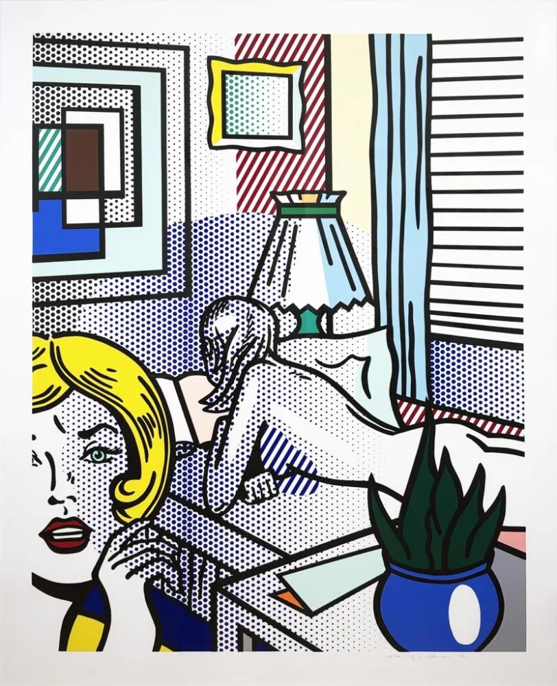 Reliëf Lichtenstein - Roommates, from Nudes Series