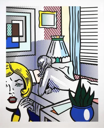 Reliëf Lichtenstein - Roommates, from Nudes Series