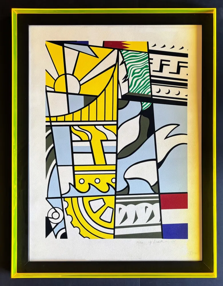 Lithografie Lichtenstein - Roy Lichtenstein (1923–1997) - Bicentennial Print - Lithograph and Screenprint on white wove paper