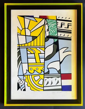 Lithografie Lichtenstein - Roy Lichtenstein (1923–1997) - Bicentennial Print - Lithograph and Screenprint on white wove paper