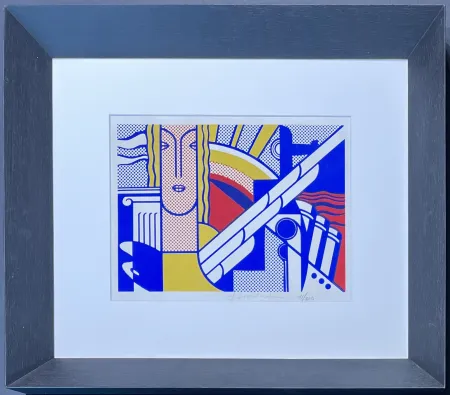 Zeefdruk Lichtenstein - Roy Lichtenstein (1923-1997) - Screenprint on smooth, ivory wove paper - 1967