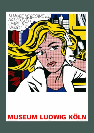 Lithografie Lichtenstein - Roy Lichtenstein: 'M-Maybe' 2005 Offset-lithograph