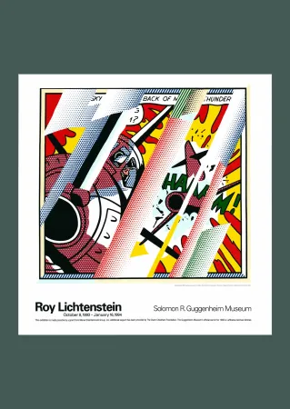 Lithografie Lichtenstein - Roy Lichtenstein: 'Reflections: Whaam!' 1993 Offset-lithograph