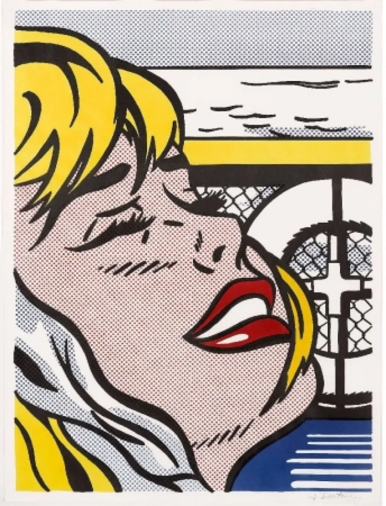 Lithografie Lichtenstein - Shipboard Girl (Corlett II. 6)