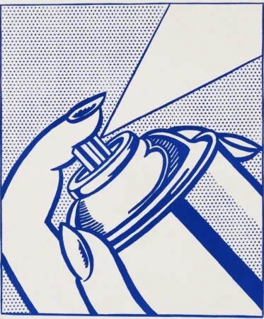 Lithografie Lichtenstein - Spray Can