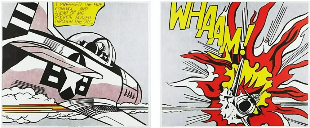 Lithografie Lichtenstein - Whaam!