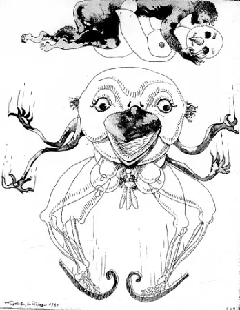 Geïllustreerd Boek Lindner - 7 Acqueforti 1980