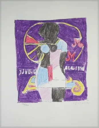 Lithografie Lindner - Marylin was here 1